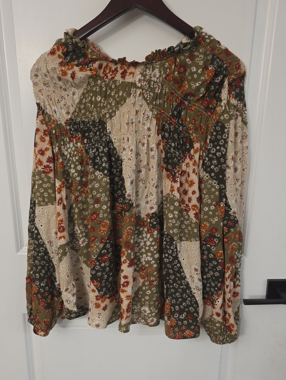 Indigo Long Sleeve Fall Colored Shirt